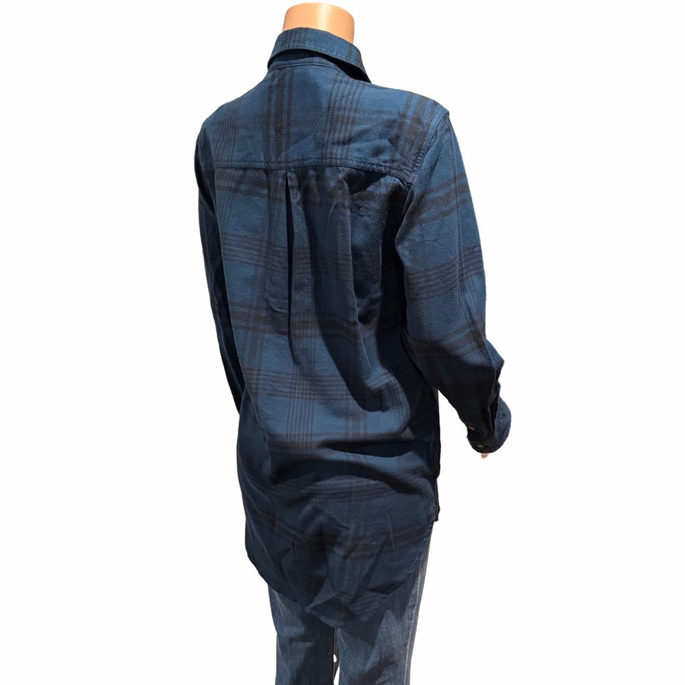 Carhartt Women Rugged Flex Relaxed Fit Midweight Flannel Long-Sleeve Plaid Tunic - Picture 6 of 10